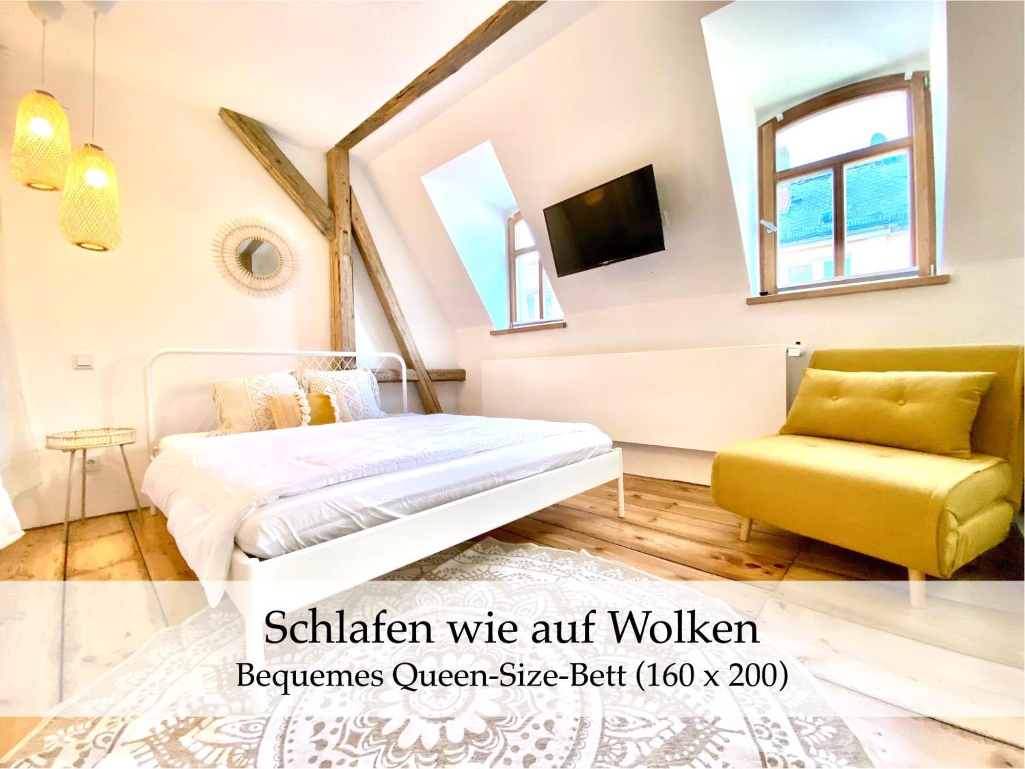Zentrale 1-Zimmer-Ferienwohnung Mit Digitalem Check In Hof (Bavaria) Exterior foto